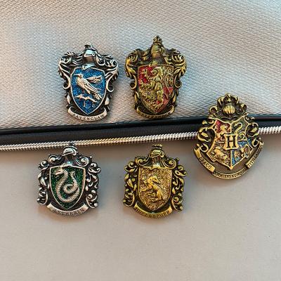 China wholesale retro 3D lapel Pin Metal Crafts series of gifts Harry badges cos brooch accessories for sale