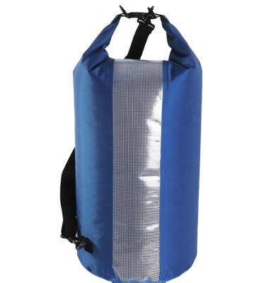 China Water Proof Cylinder Desk Bag Keeps Speed ​​Dry Boating Floating Swimming Lightweight Transparent Waterproof Dry Bag for sale