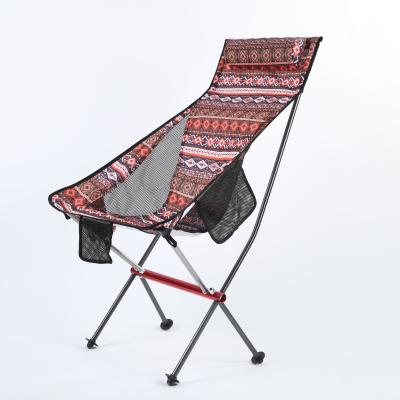 China Modern Aluminum Frame Fishing Chair Camping Furniture Folding Camping Chair for sale