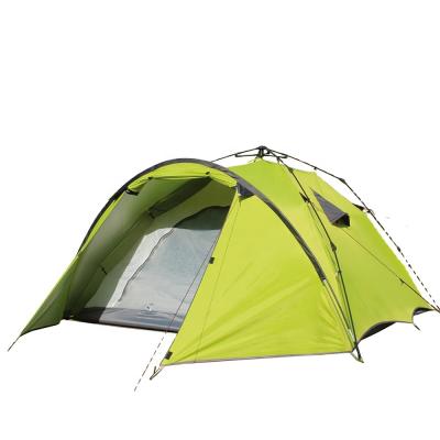 China Easy install newcomer for sale best quality foldable outdoor 3-4 people large waterproof family camping tent for sale