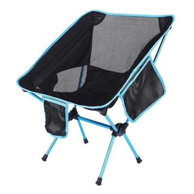 China Factory Customized Modern Lightweight Aluminum Folding 600D Beach Sand Pad Orange Camping Chair Wholesale for sale