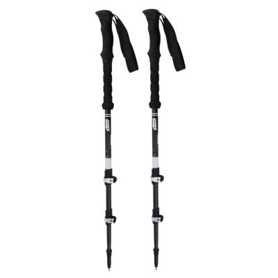 China EVA Adjustable for All Sizes Increasing Telescoping Tubing Carbon Fiber Trekking Walking Poles for sale