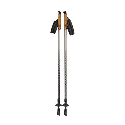 China Low moq wholesale used outdoor heated lightweight cross country aluminum 6061 gray empty alpine ski poles for sale