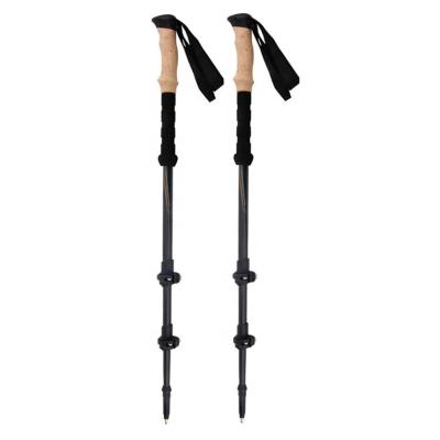 China EVA 3 - Section Hiking Folding Lightweight Custom 7075 Trekking Poles Aluminum Walking Stick for sale