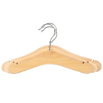 China Minimalist wholesale wooden hangers for kids wooden hanger for kids for sale