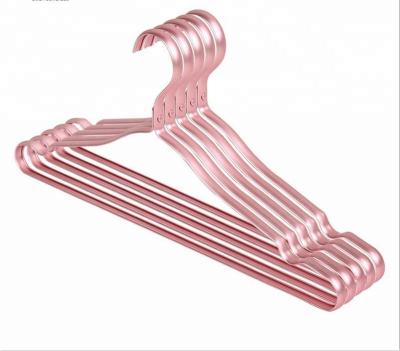 China Wholesale Gold Coat Hangers Metal Minimalist Aluminum Hangers for sale