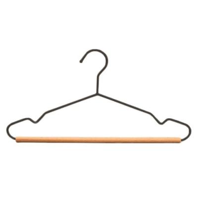 China New Eco-friendly Nordic Style Wood and Metal Hanger Shirts Hanger Wholesale for sale