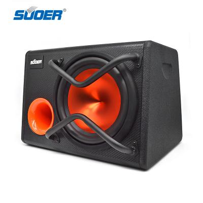 China Auto Refit 12/24V Car Subwoofer 10 Inch Vihicle Range High Power Trapeze Subwoofer Super Bass Cheapest Subwoofer for sale