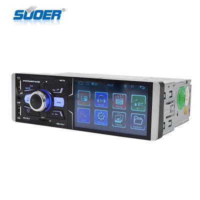 China / Suoer 4.1inch Universal Touch Screen Car DVD MP5 Player for sale