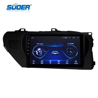 China Suoer For TOYOTA HILUX 10 Inch Mini Car Cd DVD Player India Car Music System Player D08030185 for sale