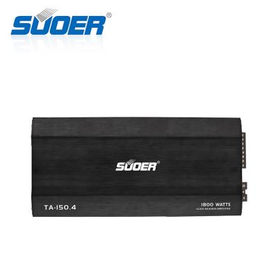 China 100A*1 Suoer TA-150.4 Car Amplifier 12v 1800w 4 Channels Class AB High Power Car Amplifier for sale