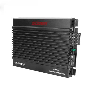 China Suoer CA-440-A Amplifier Popular Wholesale Car Power Amplifiers Auto Car Amplifier Class AB Big Amp for sale