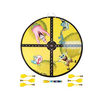 China Hot Selling Explosive Sports Play Safe 15 Inch Dart Board Game Target Magnetic Double Sided Dart Board KS911 for sale