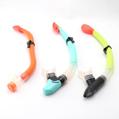 China Hot Durable Factory OEM Scuba Diving Equipment Free Set Mask Underwater Breathing Tube For Swimming Scuba Diving PVC Snorkel for sale