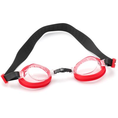 China Hot Professional Adult Kids Adult Swimming Goggles Factory OEM Strap No Fit Strap UV Anti Leakage Girls Swim Goggles With Diopter Black Strap Man for sale