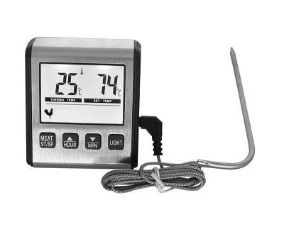 China Magnet Wire Digital Meat Thermometer with Timer Function for sale