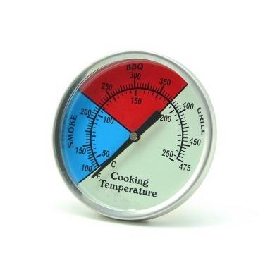 China Sustainable BBQ Grill Charcoal Pit Wood Smoker Temperature Gauge Grill Pit Thermometer Fahrenheit for BBQ Meat Cooking Beef for sale