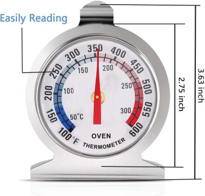 China Easy Oven Thermometer Grill Fry Chef Smoker Instant Read Stainless Steel Thermometer For Kitchen Cooking for sale