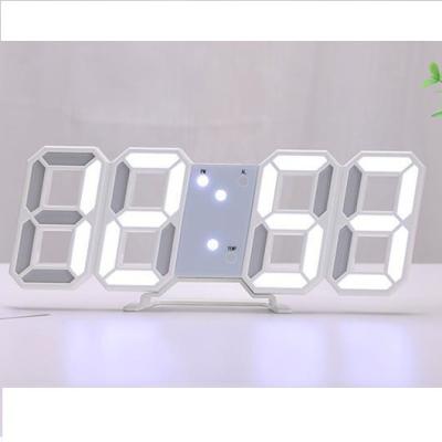 China Fancy antique Korea style 3D LED CIA talbe digital alarm clock for sale