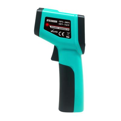 China Manufacturer Non - Contact IR Thermometer Pyrometer 550c Laser Dot Firearm Black Color DT8380DH for sale