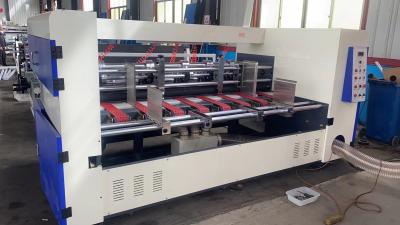 China 120m/min 9.0KW Thin Blade Slitter Scorer With Auto Belt Feeder Slitter Scorer Equipment for sale