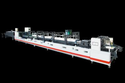 China Volledig automatische gegolfde doos folder Gluer High Speed 500M/min JH-650PC-J Te koop