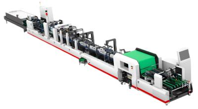 China Hoge snelheid Volledig Automatische Folder Gluer Machine 18.5KW 0 - 500m/min JH-850PC Te koop