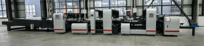 China Gluermachine voor golfkartonmappen Volledig automatische kofferlijmmachine 45 kW JH-2800F-P Te koop