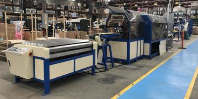 China Symmetrische en asymmetrische L-randbeschermer Grootte 30-110 mm Papierrandbeschermingsmachine met max. 70m/min. Te koop