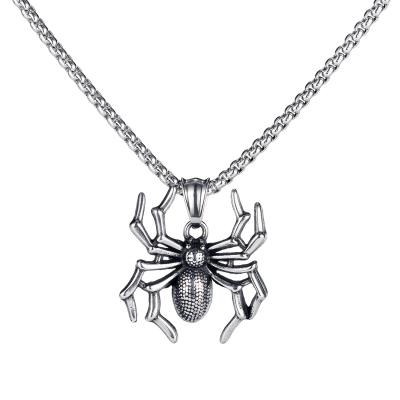 China Wholesale punk spider pendant necklaces necklace jewelry punk necklace for men for sale