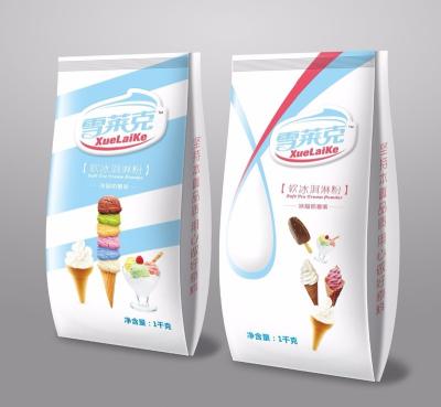 China ICE CREAMER Factory Supplier Soft Serve Ice Cream Powder Mix 1kg Bag for sale