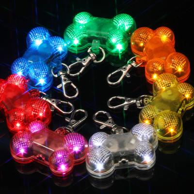 China Night Outdoor Safe Viable Led LOGO Luminous OEM Pet Dog Pet Collar Pendant Best Price Pendant Collar Light for sale