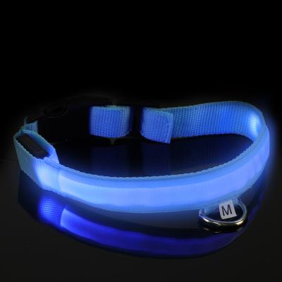 China Best Selling Adjustable LED Factory Direct Deal Factory Direct Deal Dog Pet Collar Anti-lost Collar Fashion Flashing Lights Dog Collar Supplies Length Dog Pet Collar for sale