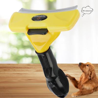 China Viable Dog Fur Supplies Beauty Brush Blade Factory Direct Sales Pet Brush Comb High Quality Pet Deshedding Tool for sale