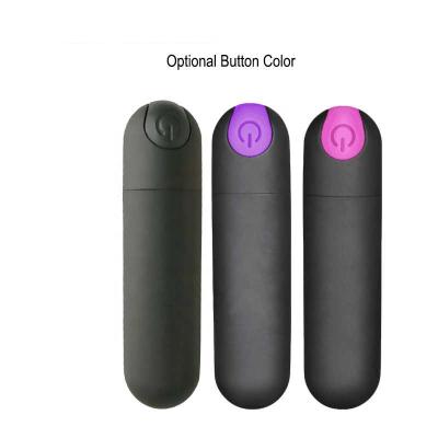 China JoyPark USB 10 Speed ​​Power Black Phthalate Free Mini Vibrating Bullet Battery Small Rechargeable Vibrator For Women for sale