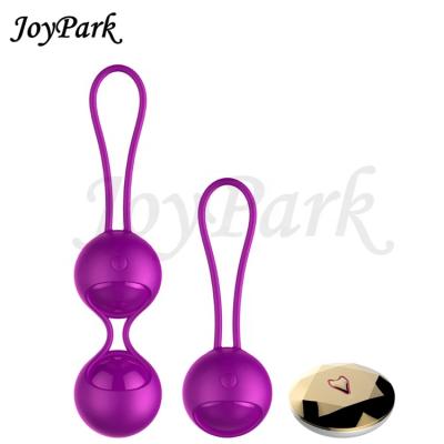 China Kegel exercise mode. JoyPark Fox M3 Silicone Vibration Egg Shrinking Ball Dumb Vaginal Dumbbell Kegel Balls Women For Women Tightening for sale