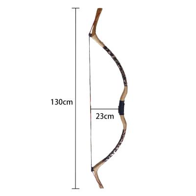 China Hunting Wholesale Recurve Bow Hunting Shooting Grip Down Archery Leopard Wooden Recurve Bow For Sale for sale