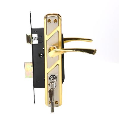 China Door Factory Price Manufacturer Supplier Small Door Knob With Lock Gold Security Door Locks for sale