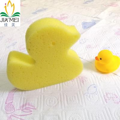 China EXFOLIATE Hot Selling Baby Bath Sponge Net Animal Shapes Bath Shower Soft For Body Washing for sale