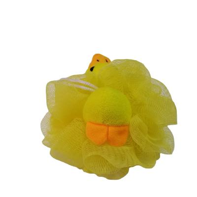 China EXFOLIATE New Eco-Friendly Soft Bubble Girl Loofah Shower Bath Flower Sponge Bath Net Cleaning Balls for sale