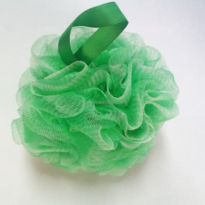 China EXFOLIATING Loofahs Beautiful Cute RTS Bath Shower Sponge Mesh Pouf Shower Ball for sale