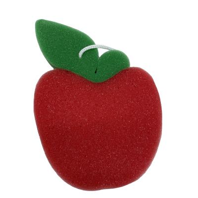 China EXFOLIATE Fruit Apple Sponge Cleaning Cloth Kitchen Dish Sponge Bath Sponge Manufacturers Direct Wholesale for sale