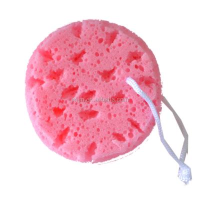 China EXFOLIATING Printed Bath Sponge Scrub Shower Exfoliating Beauty Skin Care Sponge Face Cleansing Spa for sale