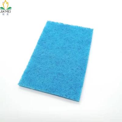 China Green stocked raw material or scourer blule abrasive rolls cleaning scouring pad rolls scrub pads for sale