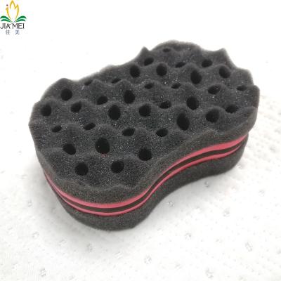 China Salehair's Magic Sponge Barber Sponge Barber Hair Brush Curly Hair 2022 Hot Twist Sponge For Curved Hair Twist for sale