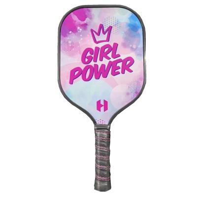 China Children  Pickleball Paddle Textured Carbon  Polypropylene Honeycomb Core Pickleball Racket and Sandblasting Technology, for sale