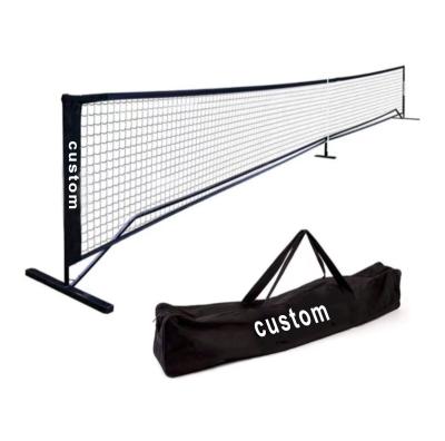 Cina Latest Design Pickleball Net Steel 22ft Customized Pickleball Net With Carry Bag Wholesale in vendita