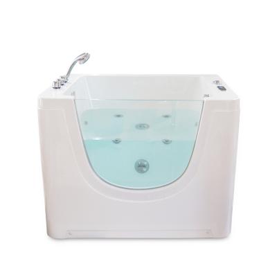 China Freestanding Acrylic Thermostatic Infant Bathtub Massage Baby Spa Tubs For Kid for sale