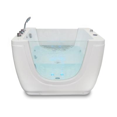 China LED Light Baby Spa Tub Air Bubble Free Kids Bathtub For Baby Spa Store for sale