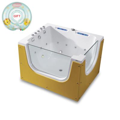 China Acrylic Freestanding Baby Spa Baby Spa Bath Shop Freestanding Infant Bath Tub For Infant for sale